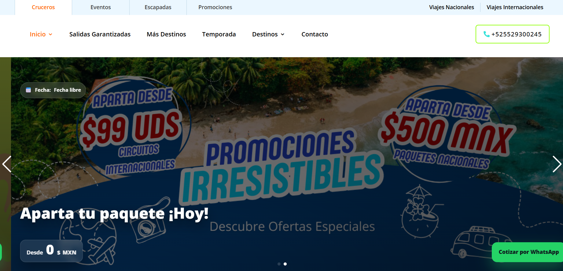 Captura del proyecto Abbracciando il Mondo