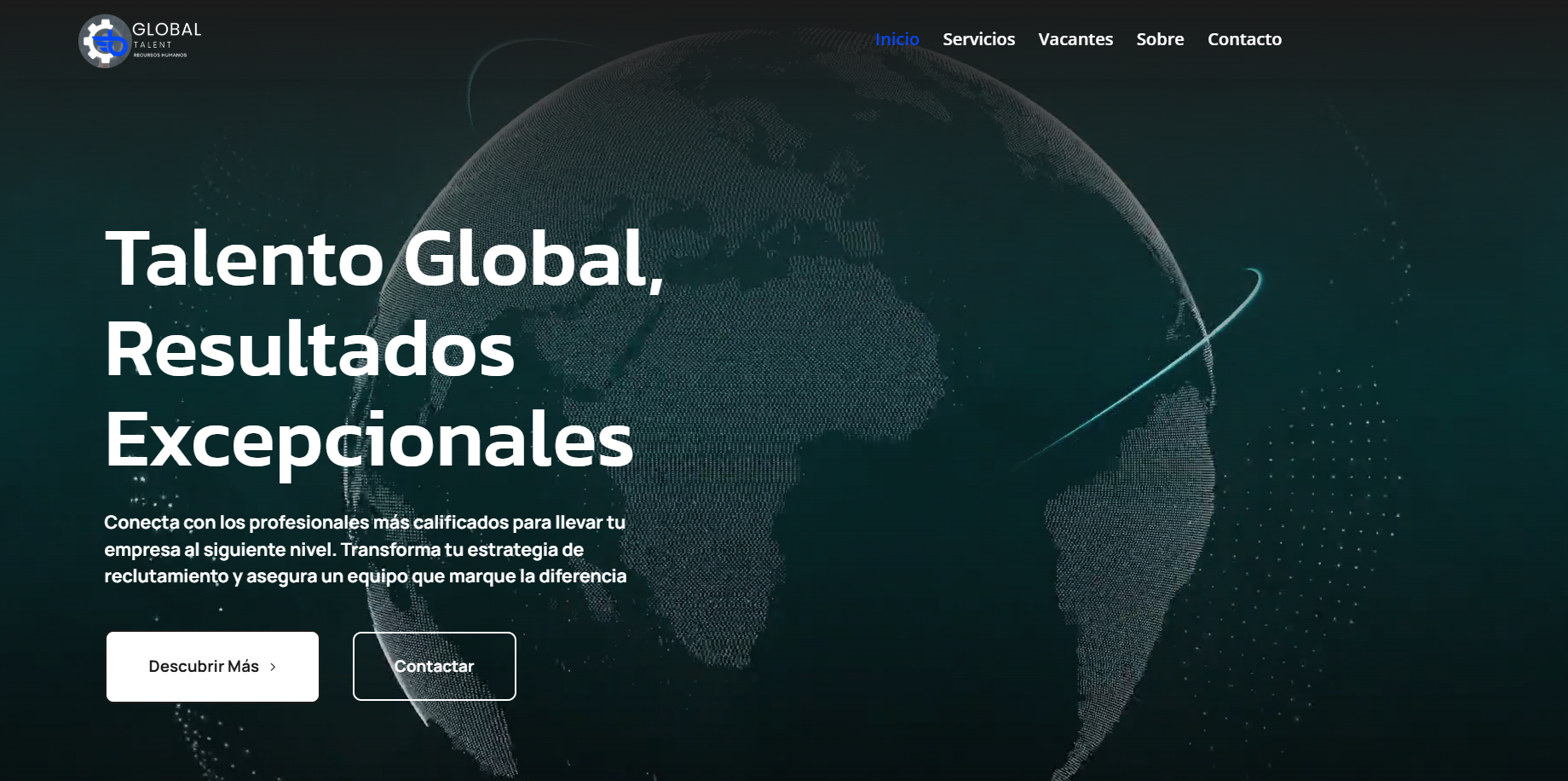Captura del proyecto Global Talent RH