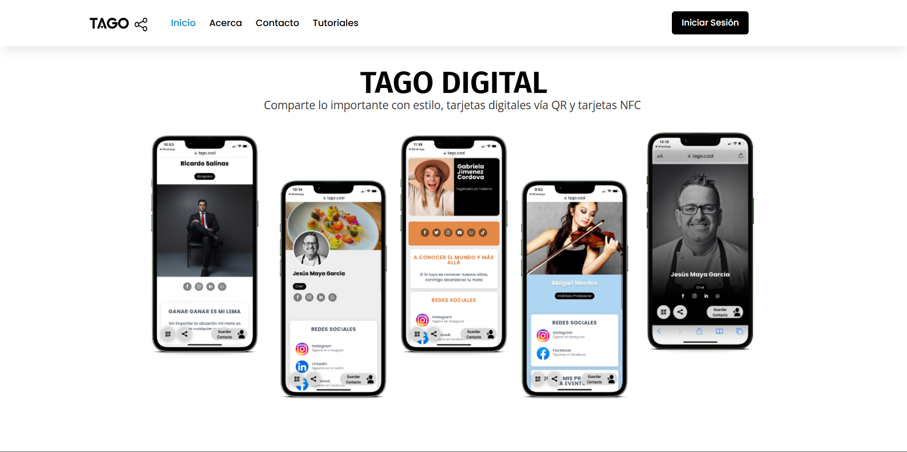 Captura del proyecto Tago Cool